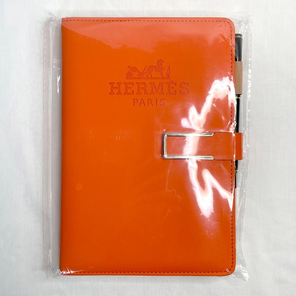 Hermes VIP Orange Notebook with Pen - Picture 11 of 11